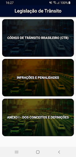 Android application Legislação de transito - CTB screenshort