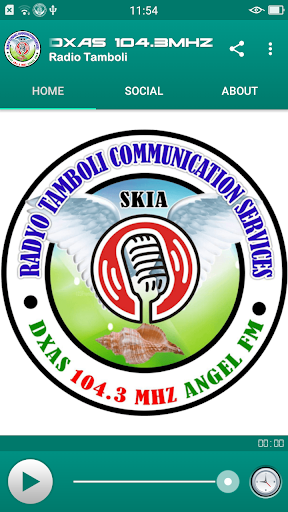 Angel FM Subongcogon DXAS 104. Screen 2