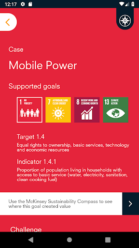 Global Goals Business Navigato Screen 3