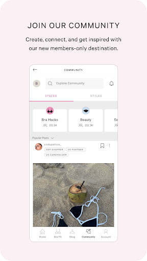 Screenshot of Victoria's Secret PINK Apparel