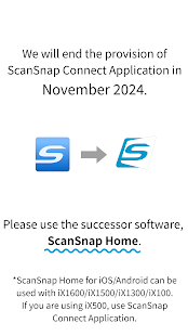 ScanSnap Connect Application. Screenshot