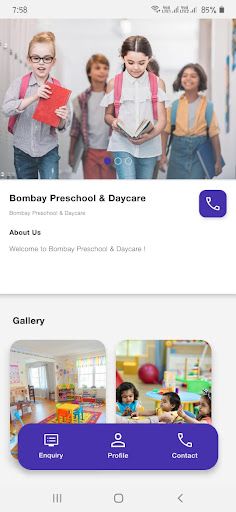 Android application Bombay Preschool & Daycare screenshort