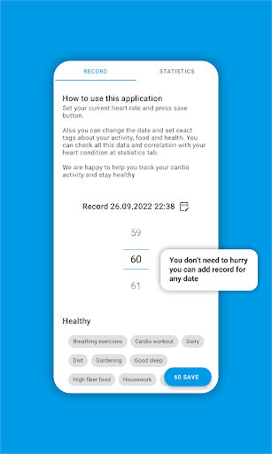 Android application Heart Rate | Cardio Tracker screenshort