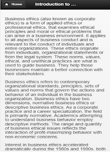 Business Ethics Screen 2