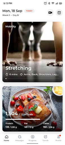 Jodz Fitness Screen 2