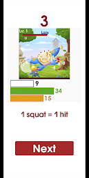 Fit'n Sword: AI Fitness - Squats Game