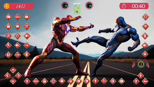 Android application Superhero Games Mafia City Sim screenshort