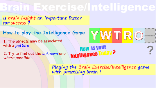 Brain Exercise / Intelligence