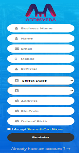 Addmyera Screen 2
