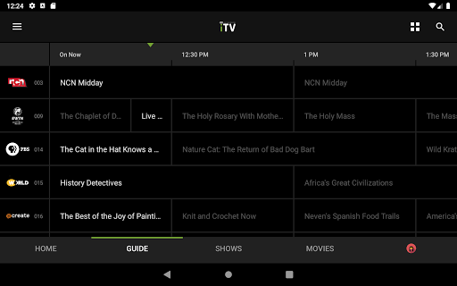 Screenshot of GPC iTV