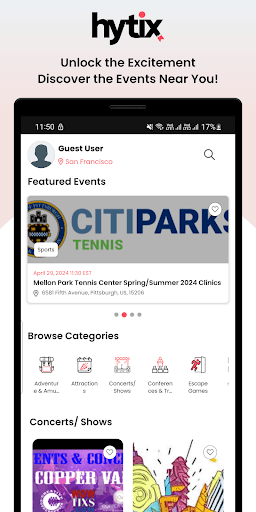 Android application Hytix screenshort