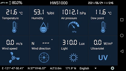 Portable weather station - HWS3000 - Zoglab Microsystem