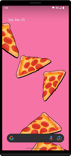 Pizza Live Wallpaper Screen 3