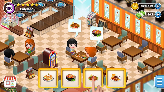 Cafeland - Restaurant Cooking 2.20.1 APK + Mod (Unlimited money) إلى عن على ذكري المظهر