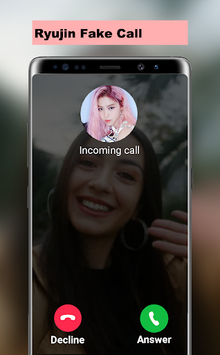 Android application Ryujin Fake Call screenshort