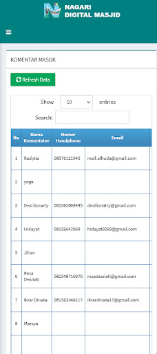 User NDM Screen 3