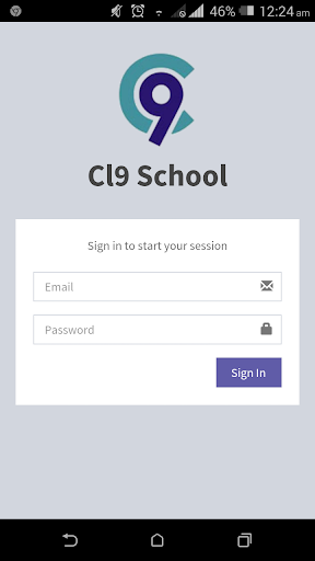 Android application cl9schoolapp screenshort