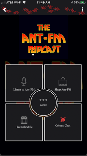 Android application Ant-FM screenshort