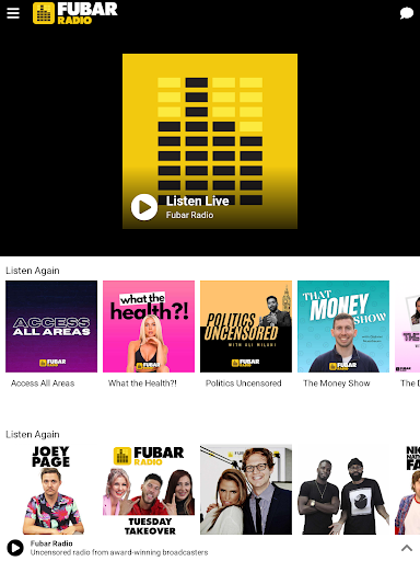 Fubar Radio Screen 3