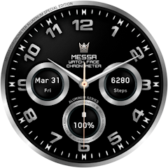 Classic Watch Face Black Real