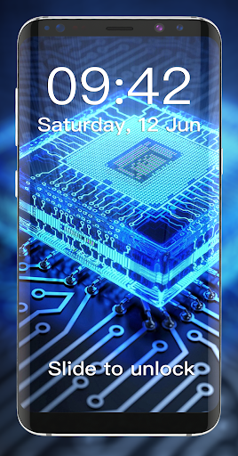 CPU Circuit Board Lock Screen Screen 2