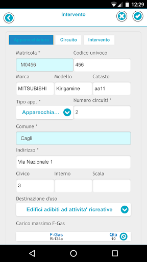 F-Gas Invio CamereCom Screen 3