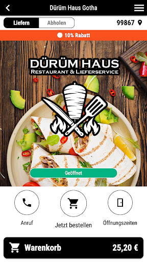Android application Dürüm Haus Gotha screenshort