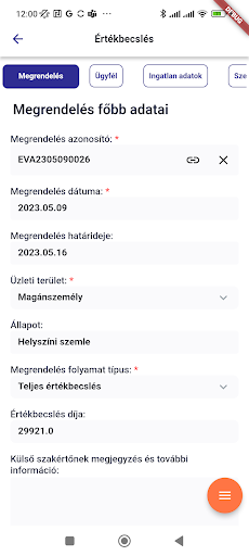 Android application Appello Valuator screenshort