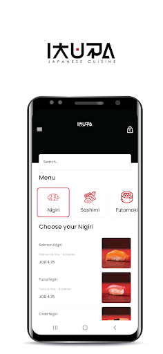 Ikura Sushi Screen 3