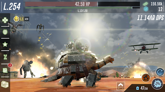 War Tortoise 2 - Idle Exploration Shooter Varies with device screenshots 5