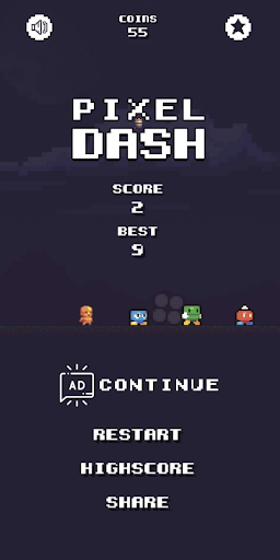 Pixel Mario Screen 2