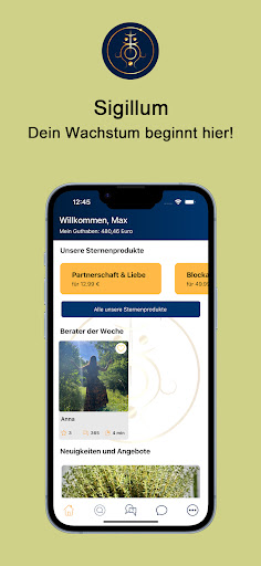 Android application Sigillum - Tarot & Spirituell screenshort