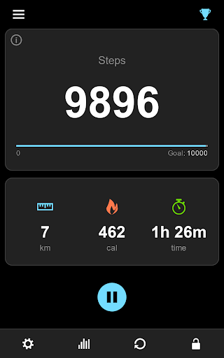 Screenshot of Pedometer: Count your steps