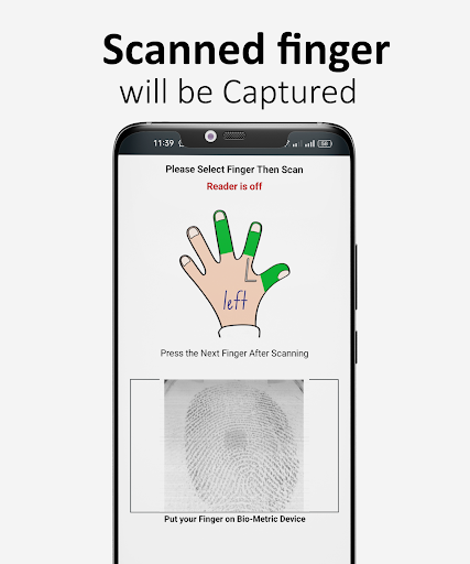 Biometric USB Fingerprint Scan Screen 3