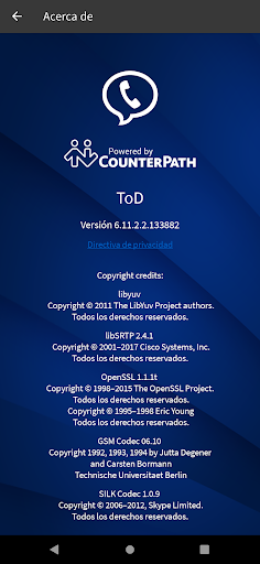 SoftPhone ToD Screen 2