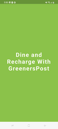 Android application GreenerPostBusiness screenshort