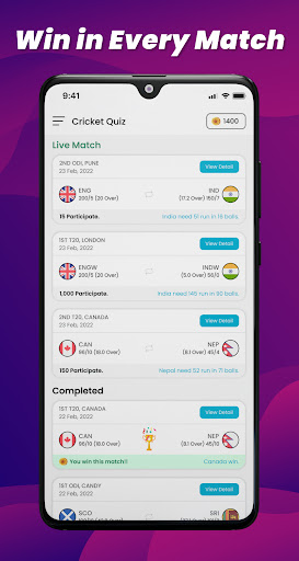 Cricket Prediction Quiz Screen 2