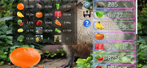 Android application Capybara Clicker screenshort