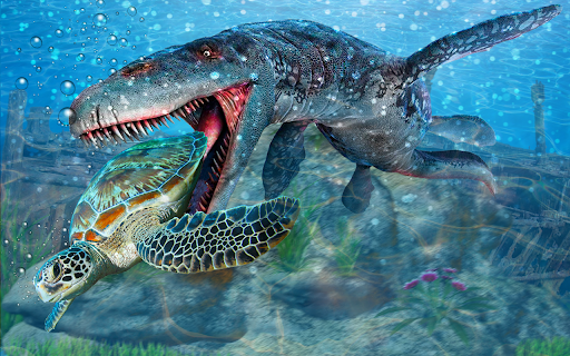 Sea Monster vs Megalodon shark Screen 3