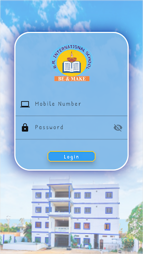 Android application B R International School screenshort