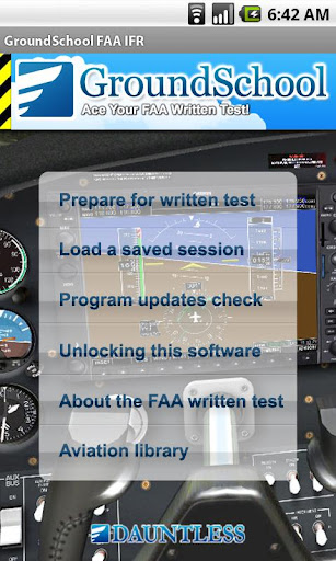 Android application FAA IFR Instrument Rating Prep screenshort