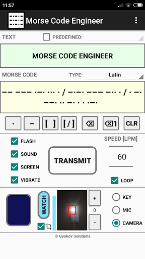 Screenshot of Morse Code Engineer