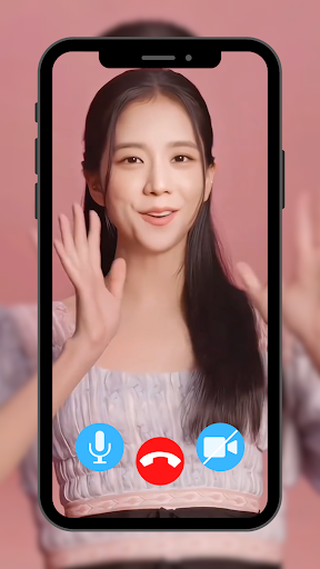 Android application Jisoo Blackpink Fake Call Game screenshort