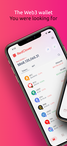 Android application RedClover - Web3 Crypto Wallet screenshort