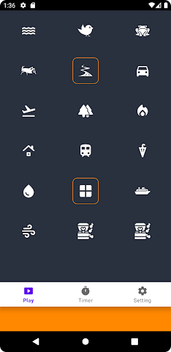 Android application 작은백색소음 screenshort