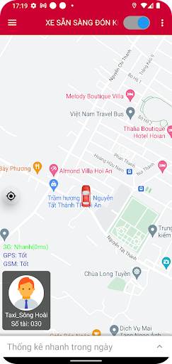 Taxi Sông Hoài Driver Screen 3