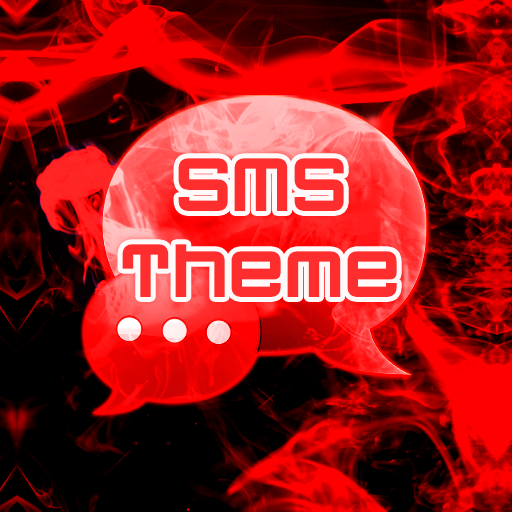 Red Smoke Theme GO SMS PRO logo