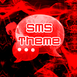 Red Smoke Theme GO SMS PRO icon