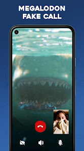 Screenshot 2 Megalodon Video Call Prank android