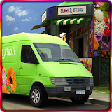 Flower Delivery Truck icon